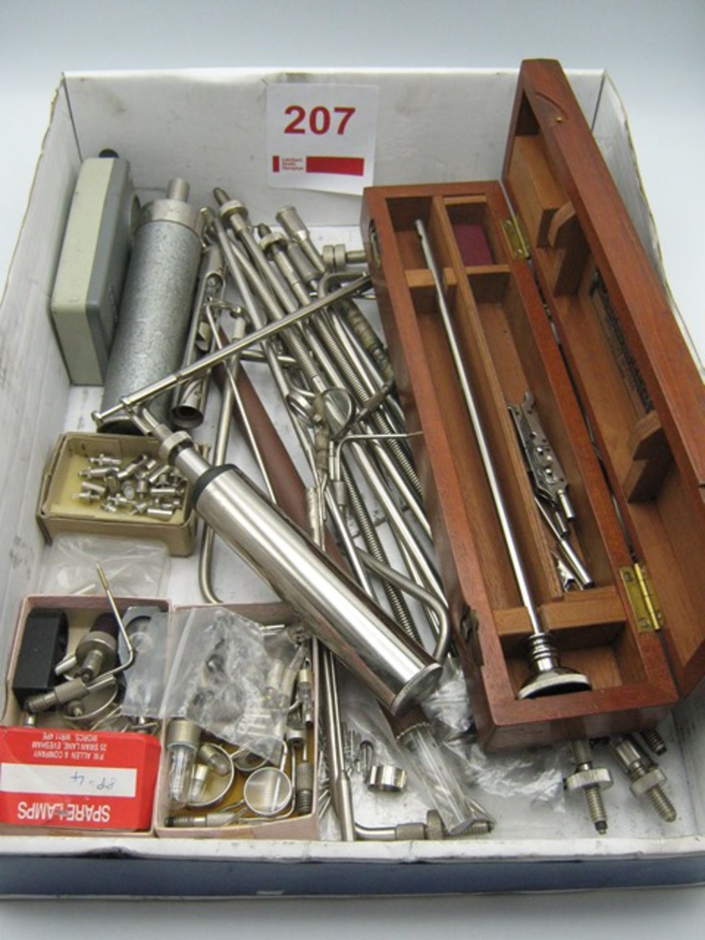 Box various inspection equipment