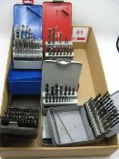 5 x Various tap and Drill sets