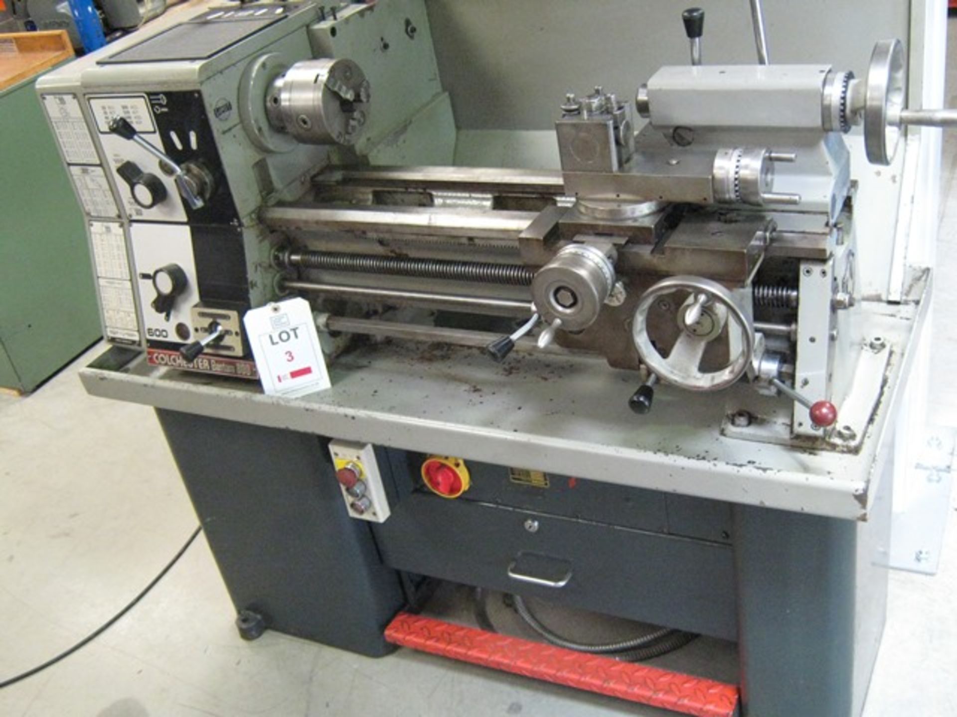 Colchester Batham 800 Lathe, Mc. No.2/0014/02299 with 3 and 4 Jaw Chuck, quick change toolpost,415V