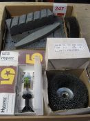 Abrasives and wire brushes