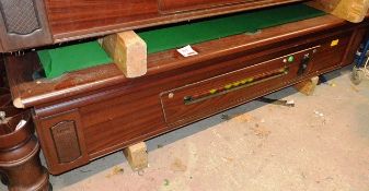 Supreme Pool pay to play pool table, no keys, slate and legs included, approx total dimensions 7 x