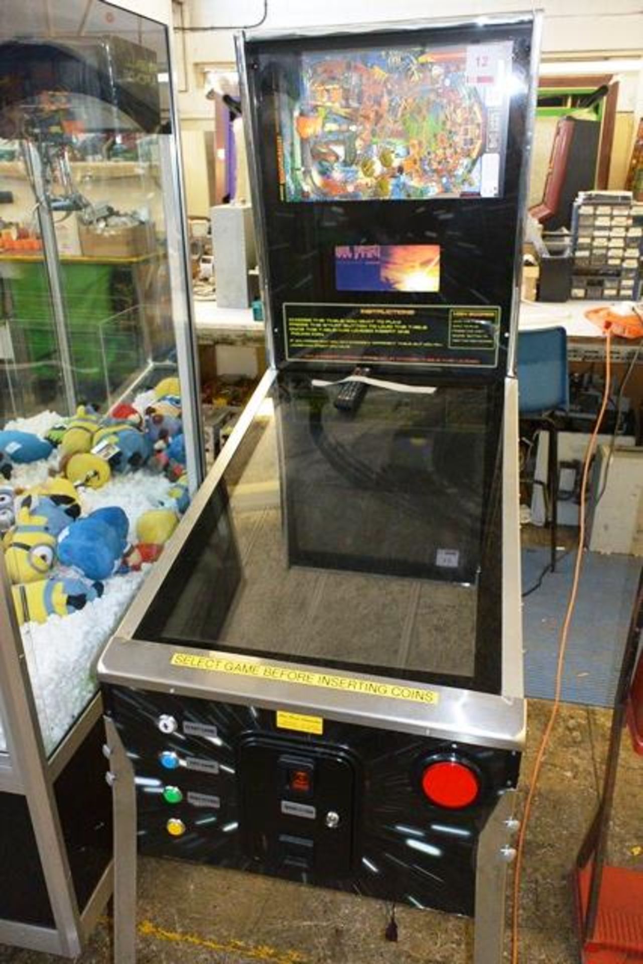 Digital Pinball Arcade, pay to play machine with twin displays, with remote (please note: no keys - Image 3 of 3