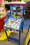 Mobile Miniature Pinball pay to play machine, (please note: no keys with this machine) (Please note: