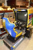SEGA Manufacturing Division Lemons twin racing style arcade game (Please note: this machine is
