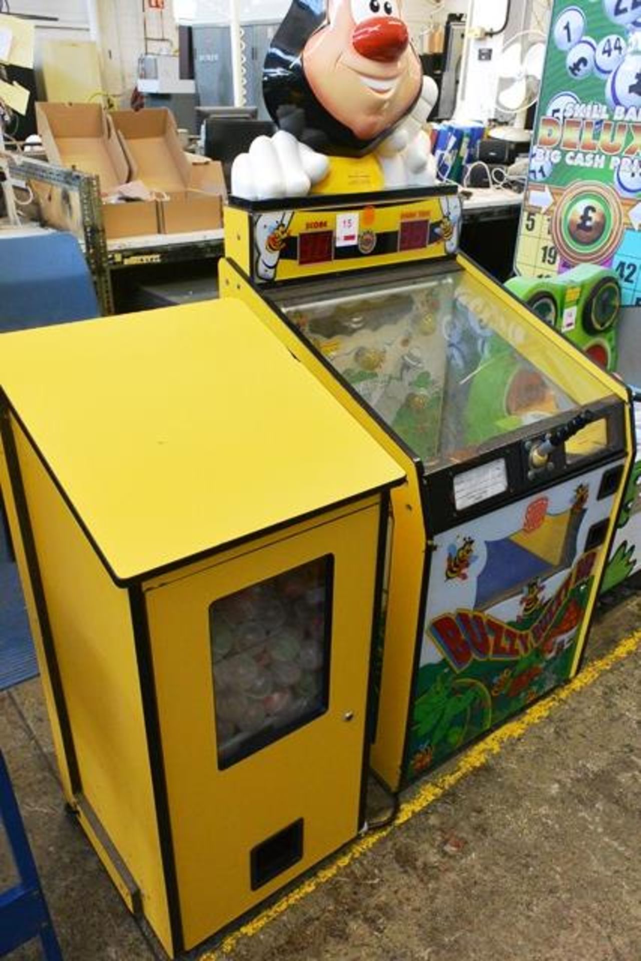 Sound Leisure Systems "Buzzy Buzzy Bee" pay to play machine, with associated prize dispenser ( - Image 4 of 4