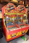 Coastal Amusement Inc. 2 player coin pusher machine, "Big Wheel", no keys (please note: sold as