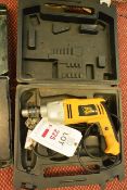 JCB HD1010 240v rotary hammer drill, with carry case