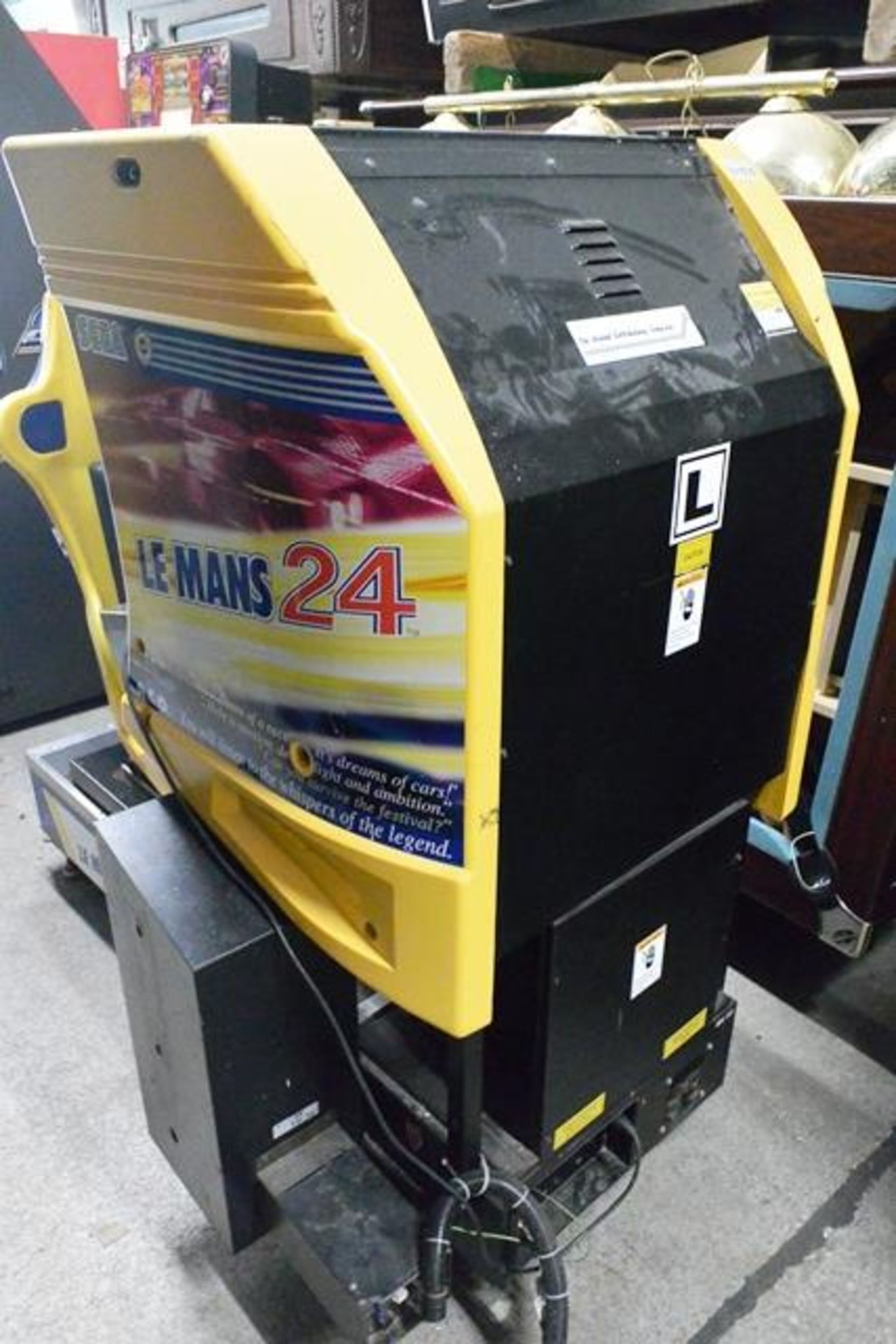 SEGA Manufacturing Division Lemons twin racing style arcade game (Please note: this machine is - Image 3 of 3