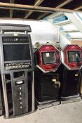 Two Sound Surfer Kiosk touchscreen digital jukebox, serial no. A400266 and A400496 and Games