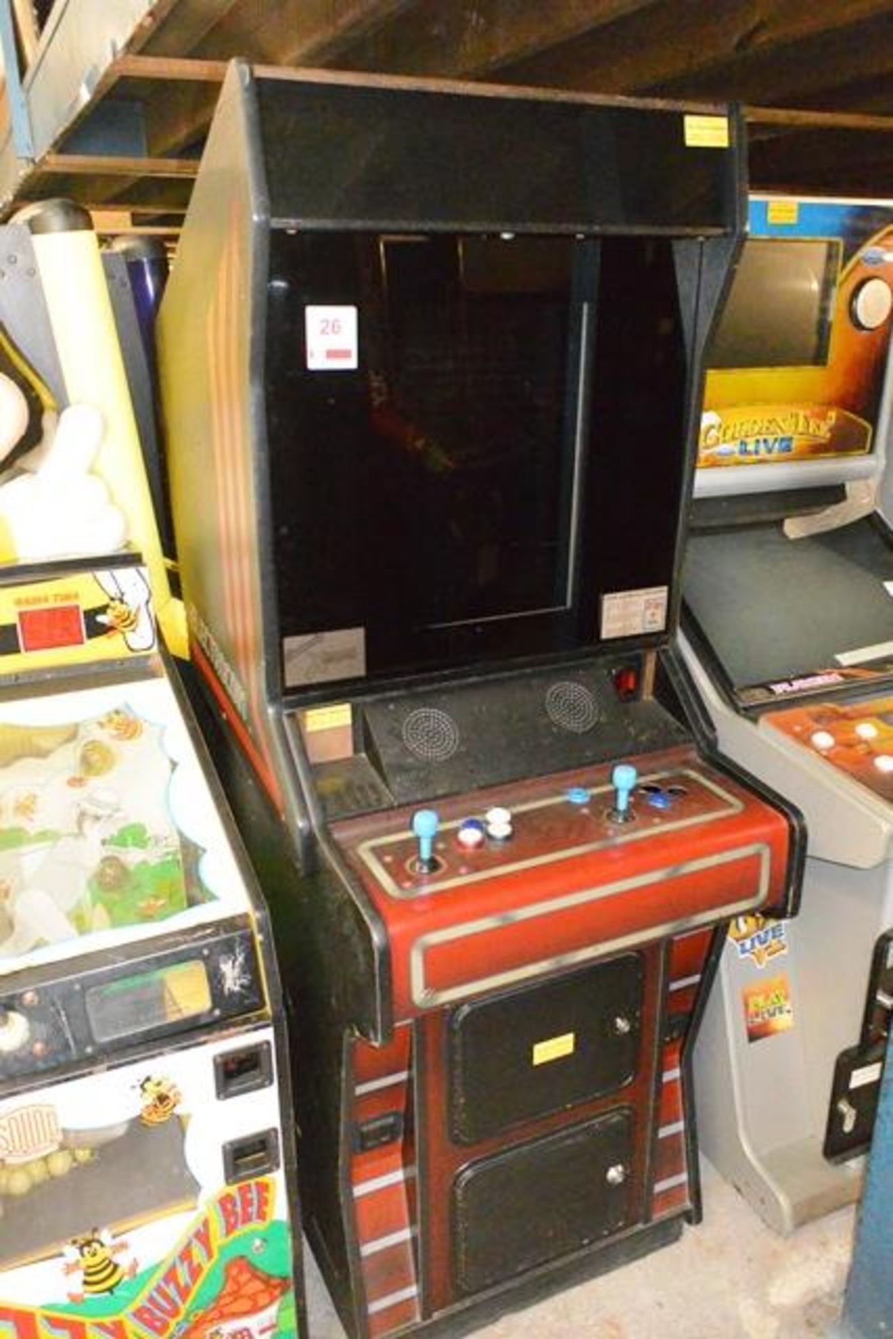 Electrocoins Xenon "Space Invader" 2 player pay to play arcade game (please note: no keys,