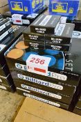Four Billiard Pro competition pool ball sets and five boxes of chalks