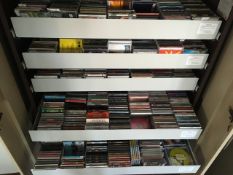 Contents of five shelves located in lot 364, to include various CD’s