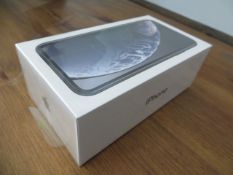 Apple iPhone XR Black 64Gb unused unopened & boxed in original cellophane to include Earpods with