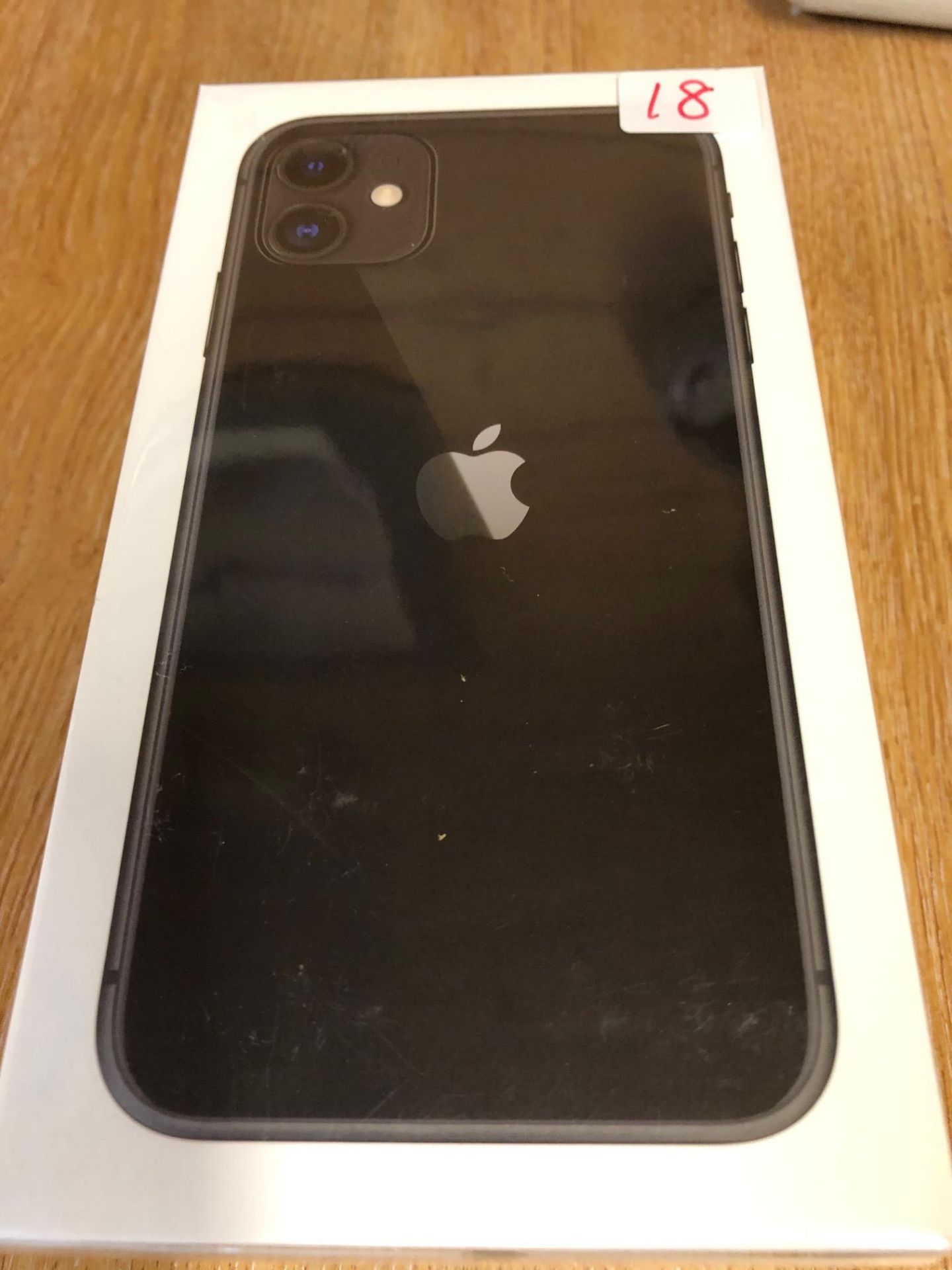 Apple iPhone 11 Black 64Gb Unused unopened & boxed in original cellophane to include Earpods with - Image 3 of 4