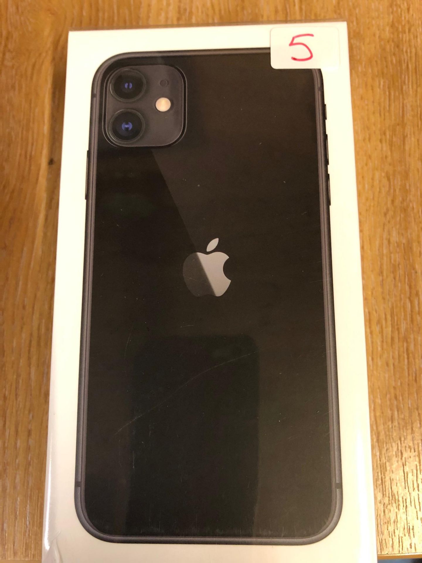 Apple iPhone 11 Black 128Gb Unused unopened & boxed in original cellophane to include Earpods with - Image 3 of 4