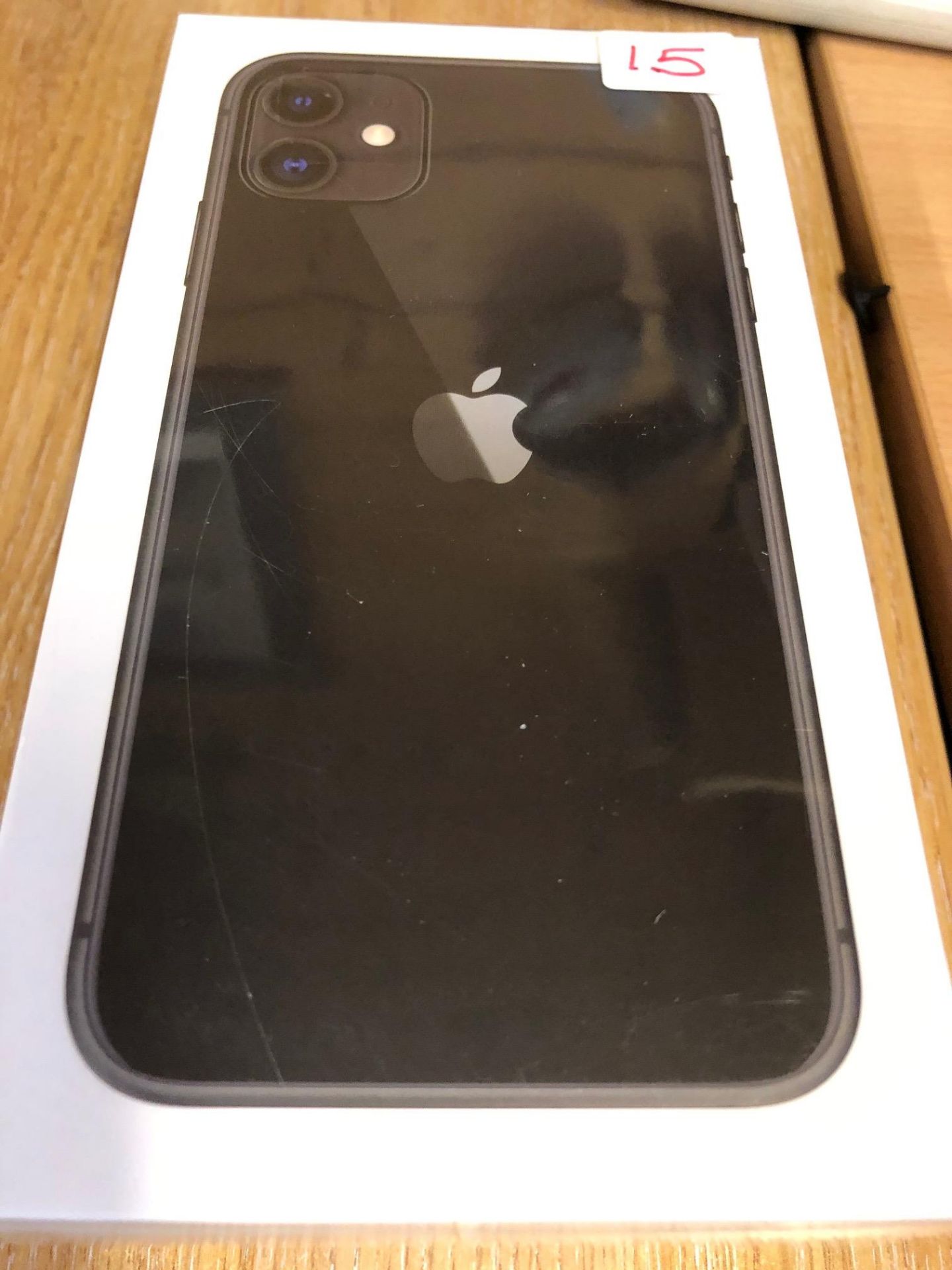 Apple iPhone 11 Black 64Gb Unused unopened & boxed in original cellophane to include Earpods with - Image 3 of 4