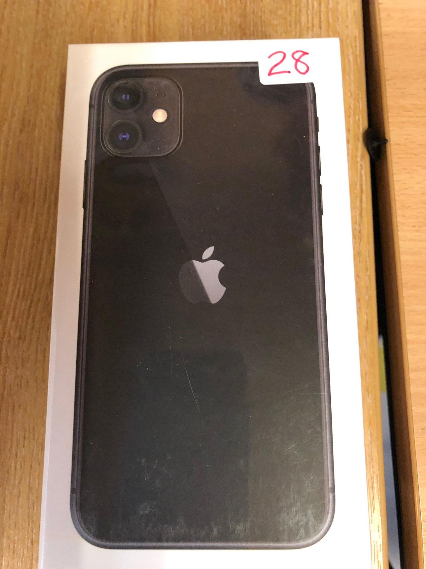 Apple iPhone 11 Black 64Gb Unused unopened & boxed in original cellophane to include Earpods with - Image 3 of 4