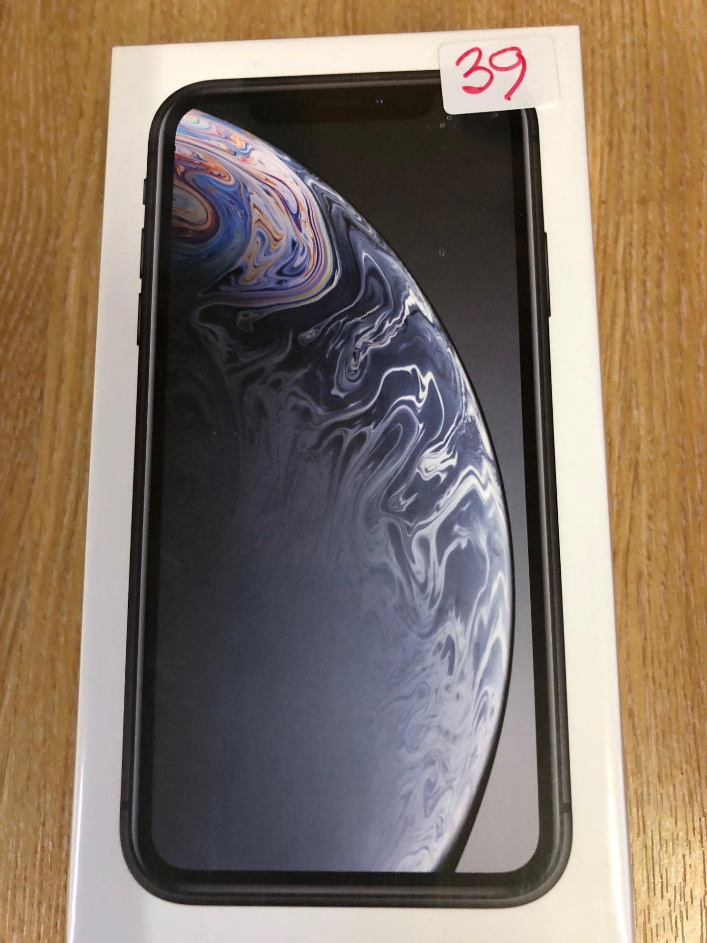 Apple iPhone XR Black 64Gb unused unopened & boxed in original cellophane to include Earpods with - Image 3 of 4