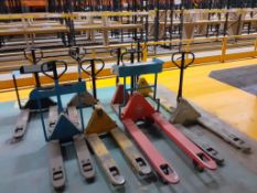 8 - Various hand pallet trucks - spares and repairs