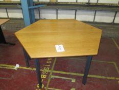 Six sided 2 piece meeting table