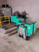 Mitsubishi pallet stacker No17, s/n SP1200215 and 3 - Mitsubishi electric pallet truck, s/n