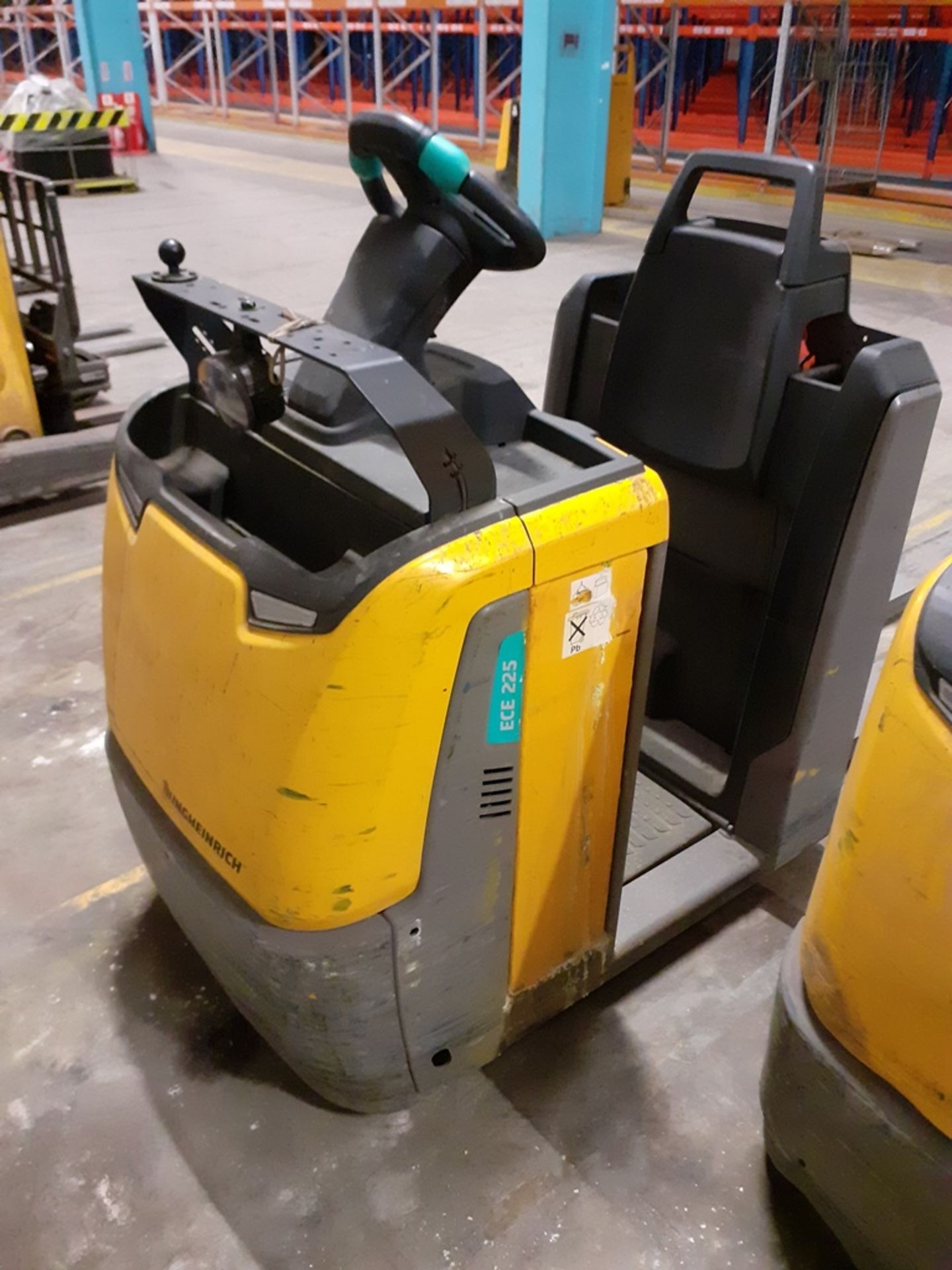 Jungheinrich ECE 225 electric order picker pallet truck, s/n 91613927, year 2017, with battery & - Image 2 of 5