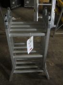 Abru aluminium folding ladder,** Located at Stoneford Farm, Steamalong Road, Isle Abbotts, Nr