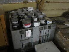 Quantity of assorted print inks,** Located at Stoneford Farm, Steamalong Road, Isle Abbotts, Nr