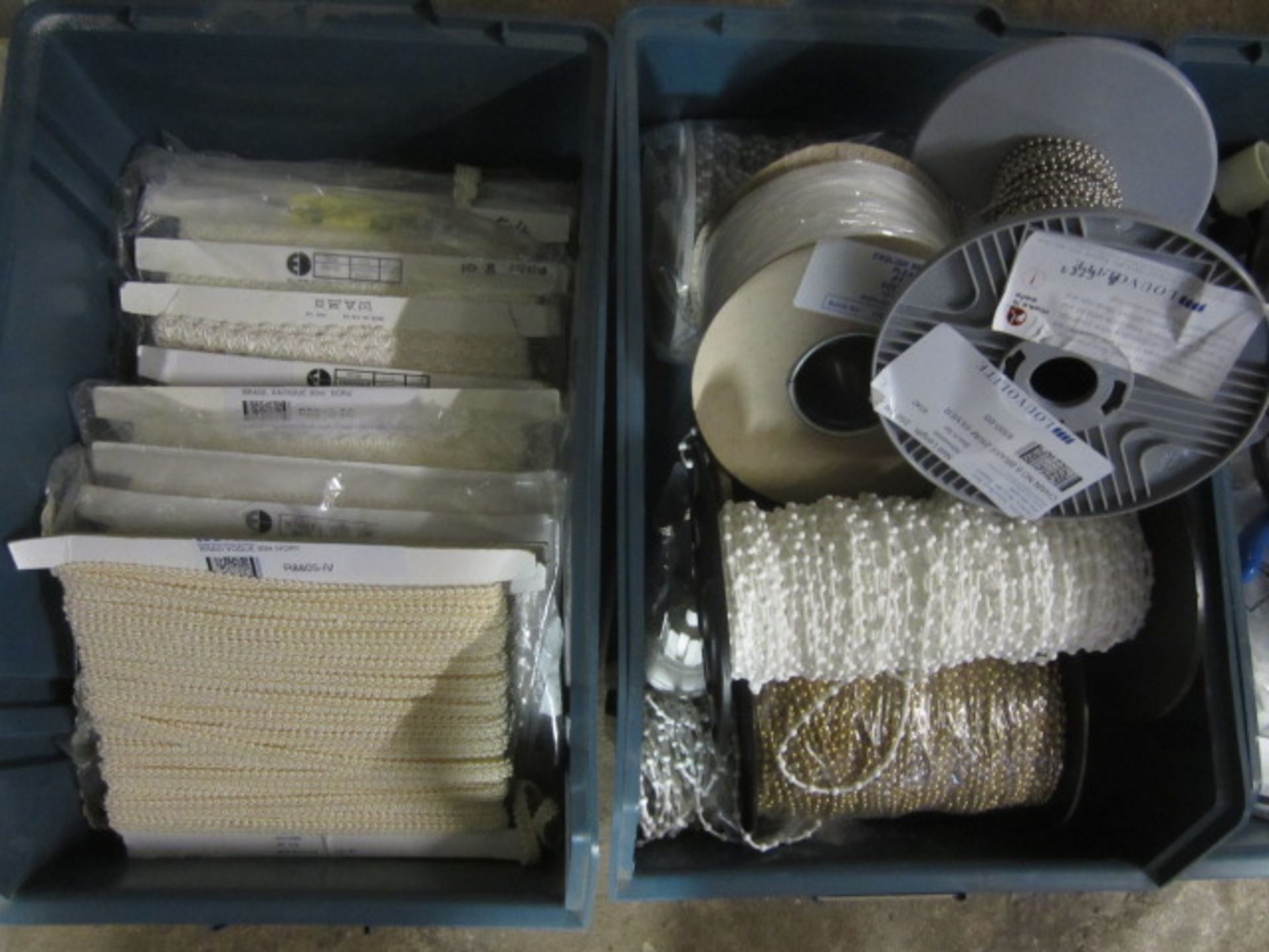 Approximately 20 boxes of assorted blind consumables including Braid, tie back hooks, Louvolite - Image 7 of 14