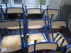 12 x canteen chairs,Located at main school,** Located at Shapwick School, Station Road, Shapwick,