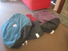 3 x assorted bean bags,Located Greystones,** Located at Shapwick School, Station Road, Shapwick,