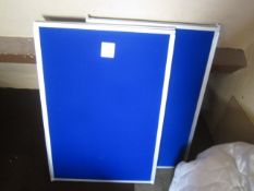 Assorted upholstered notice boards,Located at main school,** Located at Shapwick School, Station