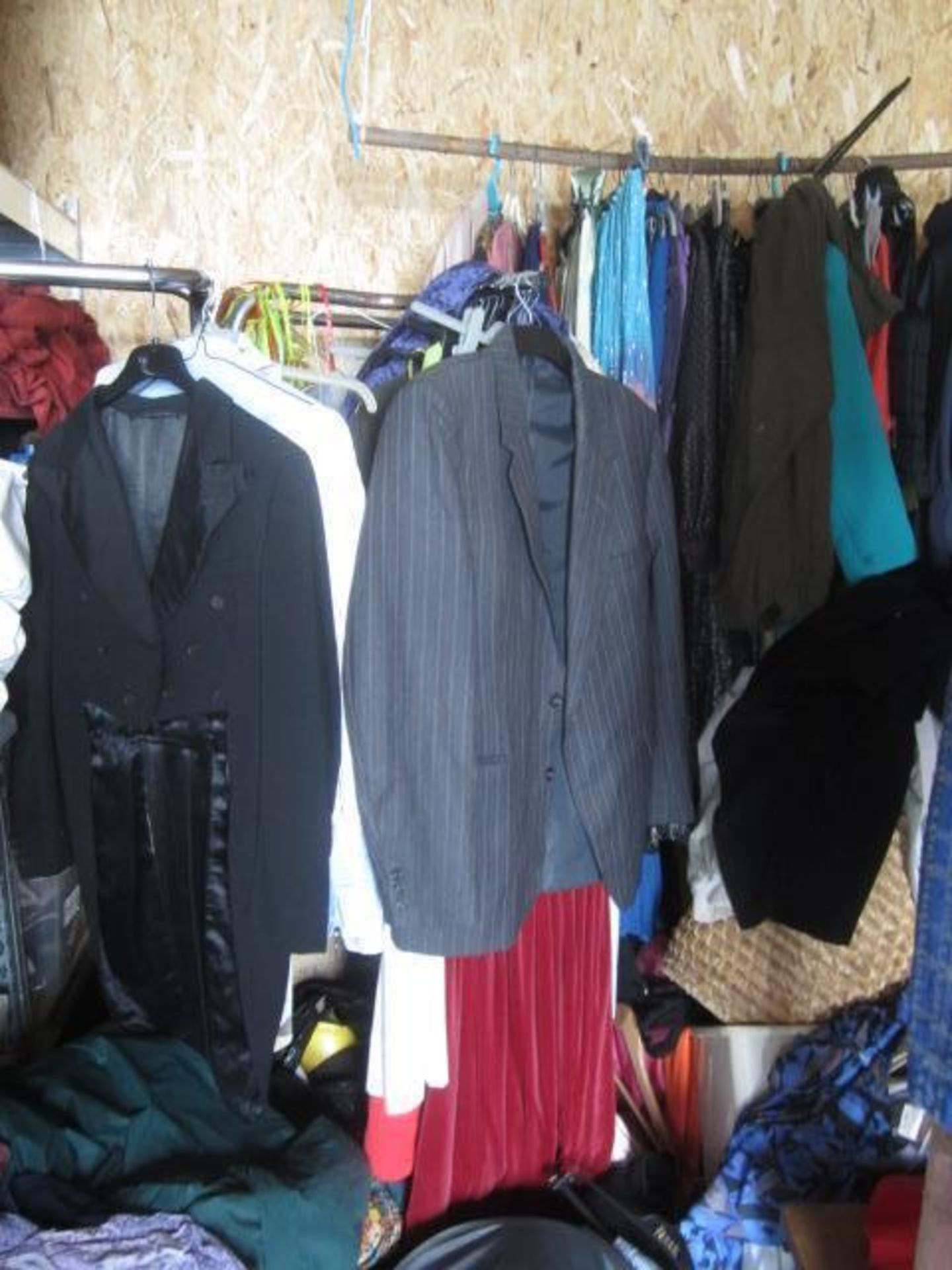 Assorted drama equipment including dressing up costumes, dummies, lighting, props, scenery screens - Image 5 of 12