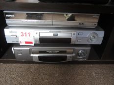 Humax PVR92000T digibox, Logix DVD player, Sanyo video recorder,Located Greystones,** Located at