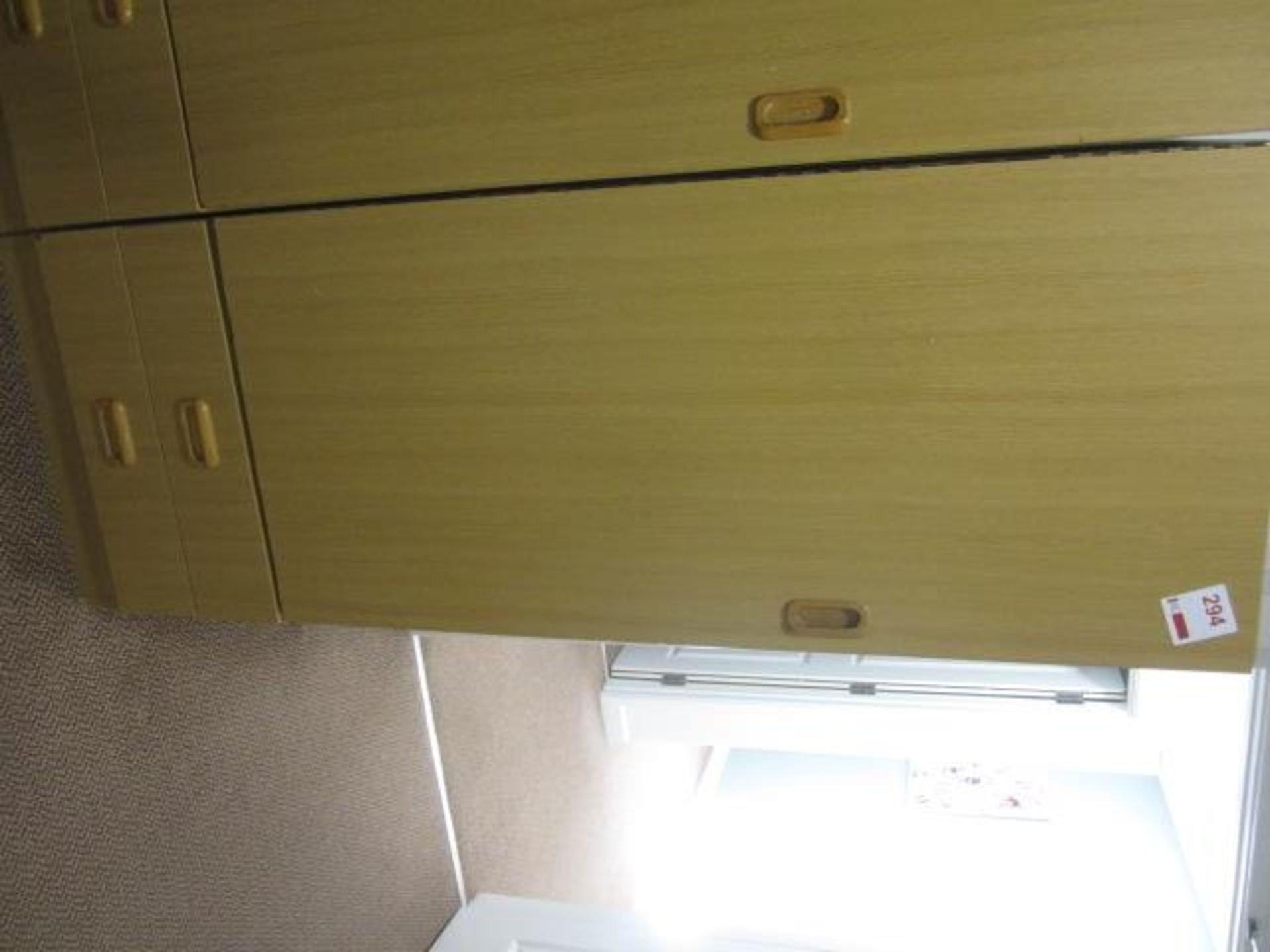 Lightwood effect suite comprising single bed with under storage drawer, single wardrobe with 2 x - Image 2 of 2