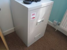 Metal 4 drawer filing cabinet, open fronted storage unit,Located Greystones,** Located at Shapwick