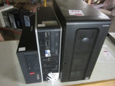 3 x assorted desk top computer towers,** Located at Stoneford Farm, Steamalong Road, Isle Abbotts,