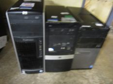 3 x assorted desk top computer towers,** Located at Stoneford Farm, Steamalong Road, Isle Abbotts,