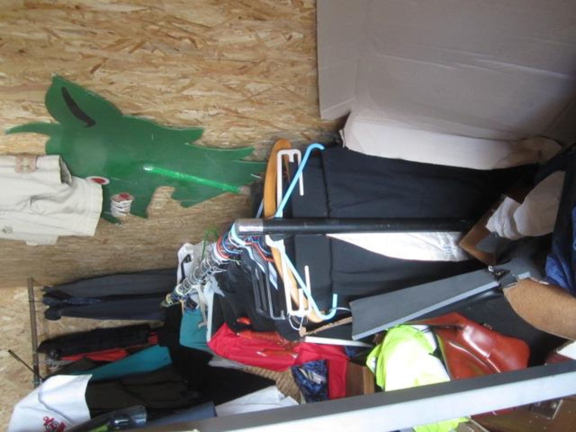 Assorted drama equipment including dressing up costumes, dummies, lighting, props, scenery screens - Image 7 of 12