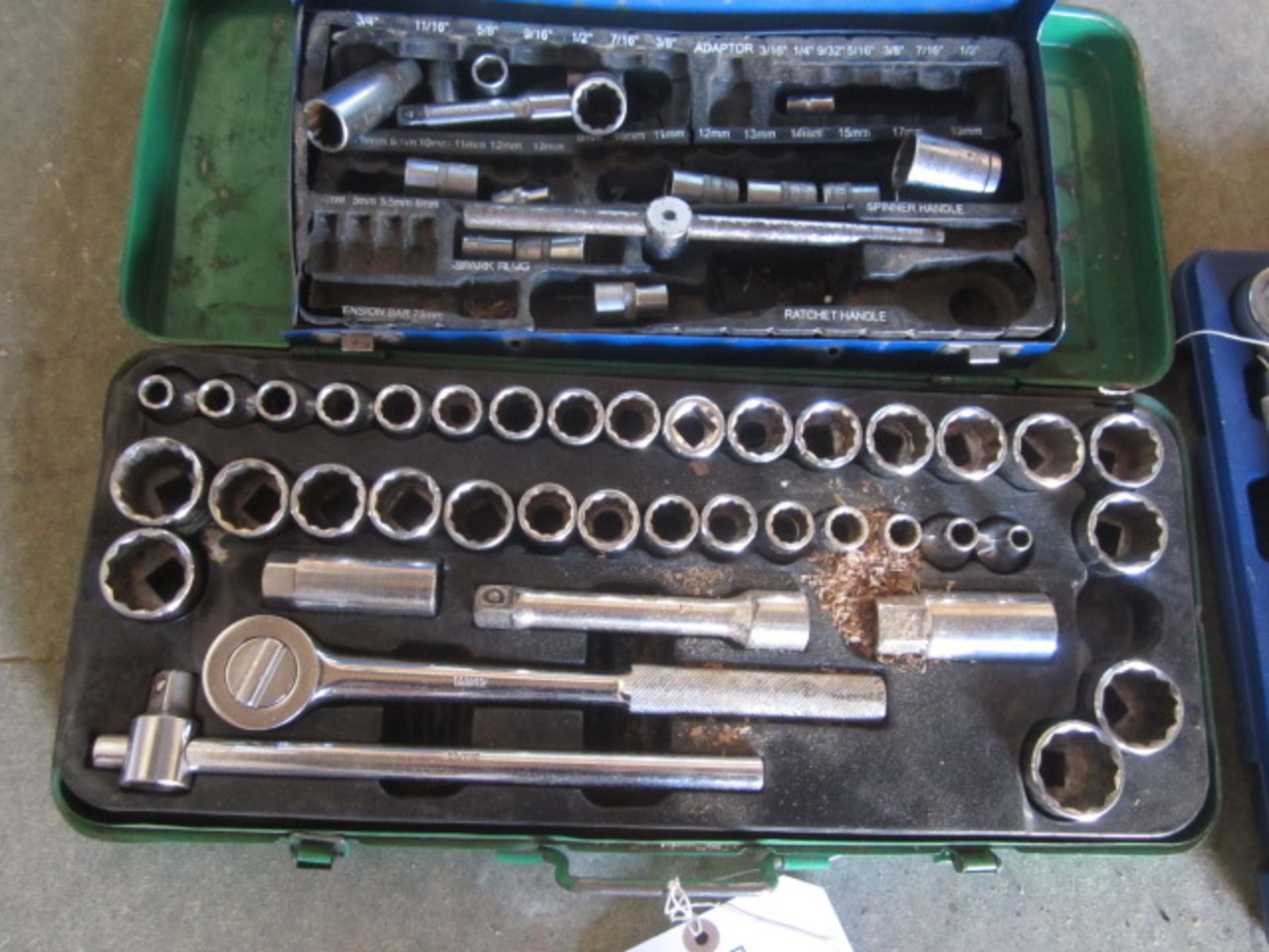 2 x part set socket sets, Draper micrometer torque wrench,Located at main school,** Located at - Image 2 of 3