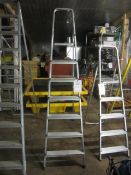 Aluminium step ladder, 7 tread,** Located at Stoneford Farm, Steamalong Road, Isle Abbotts, Nr
