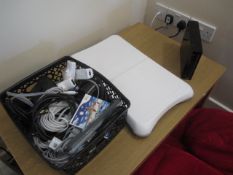 Wii console and foot board,Located Greystones,** Located at Shapwick School, Station Road, Shapwick,