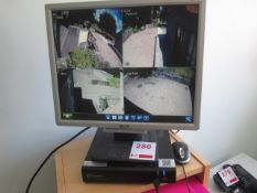 Swann 8 channel HD digital CCTV video recorder and monitor,Located Greystones,** Located at Shapwick