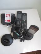 3 x Gigaset cordless telephone handsets,Located Greystones,** Located at Shapwick School, Station