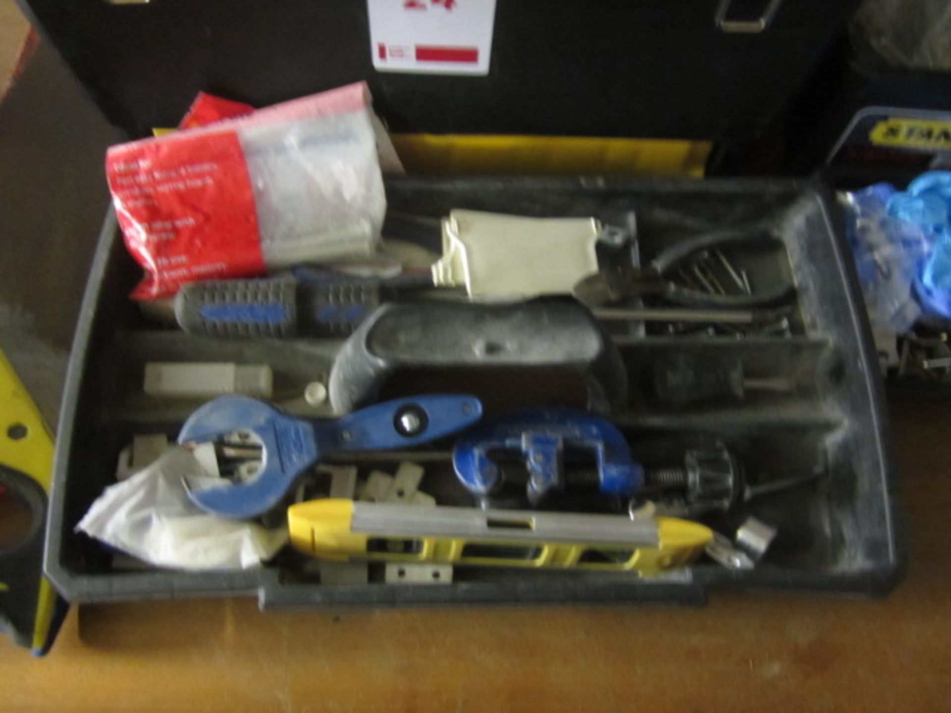 Assorted handtools including clamps, allen keys, pipe cutters, pliers, assorted screws etc.** - Image 4 of 5