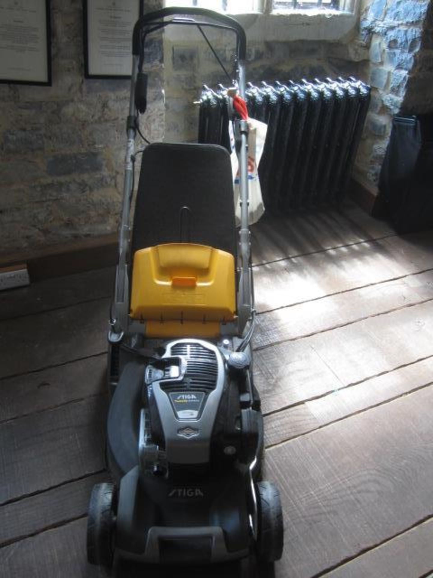 Stiga Twinclip 50 SVE-R-B pedestrian petrol mower,Located at main school,** Located at Shapwick