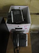 6 x Polycom LCD telephone handsets,** Located at Stoneford Farm, Steamalong Road, Isle Abbotts, Nr