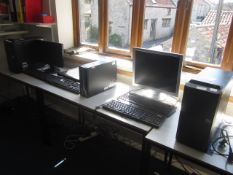 3 x Acer computer systems, 3 x TFT's, 3 x keyboards,Located at Church Farm,** Located at Shapwick