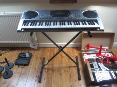 Casio CTK-671 electric keyboard and folding stand,Located at main school,** Located at Shapwick