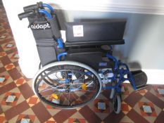 Aidapt folding wheel chair,Located at main school,** Located at Shapwick School, Station Road,